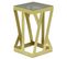 Lot De 3 Tables D'appoint "zeli" 63cm Or