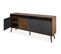 Buffet 4 Portes "jody" 180cm Marron et Gris