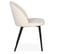 Lot De 2 Chaises Scandinaves "bouclette" 75cm Crème