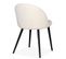 Lot De 4 Chaises Scandinaves "bouclette" 75cm Crème