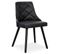 Lot De 4 Chaises Scandinave "cargo" 79cm Noir