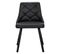 Lot De 6 Chaises Scandinave "cargo" 79cm Noir