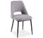 Lot De 4 Chaises Design Bouclette "elfire" Gris