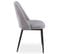 Lot De 4 Chaises Design Bouclette "elfire" Gris