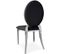 Lot De 6 Chaises Médaillon "tatianna" 90cm Noir