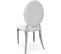 Lot De 6 Chaises Médaillon "tatianna" 90cm Blanc