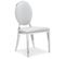 Lot De 6 Chaises Médaillon "tatianna" 90cm Blanc