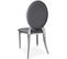 Lot De 6 Chaises Médaillon "tatianna" 90cm Gris