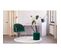 Lot De 2 Chaises Design "elvire" 79cm Vert et Or