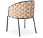 Lot De 2 Chaises Design "elvire" 79cm Beige