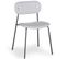 Lot De 4 Chaises Design "tyler" 80cm Gris