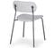 Lot De 8 Chaises Design "tyler" 80cm Gris