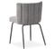 Lot De 8 Chaises Design Bouclette "irina" 79cm Gris