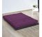 Matelas Futon Coton Aubergine 140x190