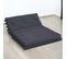 Matelas Futon Latex Gris Anthracite 160x200