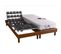 Lit Electrique Matelas Latex 3 Zones + Sommier Electrique 2x90x200 Tous Plots