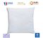 Oreiller 60x60 100% Coton Fibres Creuses Siliconees Fabrication Francaise