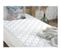 Ensemble Matelas Mousse Accueil Latex 3 Zones Initialbi Confort + Sommier 90x190 Blanc