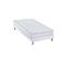 Ensemble Matelas Latex 3 Zones Pure + Sommier 90x190 Sommier Blanc