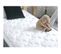 Ensemble Matelas Latex 3 Zones Pure + Sommier 90x190 Sommier Blanc