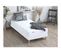 Ensemble Matelas Mousse Ferme Reversible Alto + Sommier 90x190 Sommier Blanc