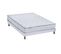 Ensemble Matelas Ressorts + Memoire De Forme Odyssee + Sommier 140x190 Sommier Blanc