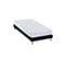 Ensemble Matelas Mousse Accueil Memoire De Forme Mam Azur + Sommier 90x200 Sommier Noir