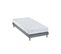 Ensemble Matelas Mousse Accueil Memoire De Forme Mam Azur + Sommier 90x190 Sommier Gris Chine