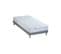 Ensemble Matelas Ressorts Fermes Biconiques Spectre + Sommier 90x190 Sommier Gris Chine