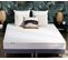 Ensemble Matelas Mousse Accueil Latex 3 Zones Initialbi Confort + Sommier 2x80x200 Bleu Deni