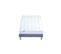 Ensemble Matelas Latex 3 Zones Essentiel + Sommier 90x190 Sommier Bleu Denim