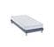 Ensemble Matelas Mousse Haute Resilience Cirrus + Sommier 90x190 Sommier Bleu Denim