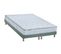 Ensemble Matelas Ressorts Cosmos + Sommier 2x90x200 Sommier Vert Celadon