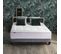 Ensemble Matelas Ressort 7 Zones Prestige + Sommier Gris Chine + Oreiller et Couette 180x200