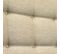 Tete De Lit Capitonnee Symbiose Couleur Beige, 140x115cm