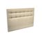 Tete De Lit Capitonnee Symbiose Couleur Beige, 140x115cm