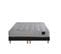 Ensemble Nova Matelas Ressorts Ensaches Memoire De Forme Anthracite 180x200cm