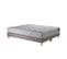 Ensemble Nova Matelas Ressorts Ensaches Memoire De Forme Rose Poudre 180x200cm