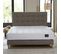 Ensemble Reflet Matelas Ressorts Ensaches Coton Camel 140x190cm