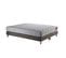 Ensemble Reflet Matelas Ressorts Ensaches Coton Camel 140x190cm