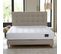 Ensemble Reflet Matelas Ressorts Ensaches Coton Beige 160x200cm