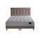 Ensemble Pulsar Tête De Lit Matelas Ressorts Ensaches Memoire De Forme Rose Poudre 160x200cm