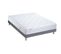 Ensemble Matelas Ressorts Astre + Sommier 140x190cm Gris Chine