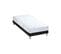 Ensemble Matelas Ressorts Astre + Sommier 90x190cm Noir