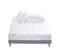 Pack Prêt A Dormir Matelas Ressort 160x200 + Sommier Déco Gris + Oreillers + Couette