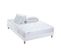 Pack Astre Matelas Ressorts + Sommier + Couette + Oreillers 160 X 200 Blanc