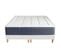 Ensemble Matelas Ressort 7 Zones + Mémoire De Forme + Sommier + Couette + Oreillers 160x200 Blanc