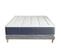 Ensemble Matelas Ressort 7 Zones + Mémoire De Forme + Sommier + Couette + Oreillers 160x200 Gris