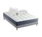 Ensemble Matelas Ressort 7 Zones + Mémoire De Forme + Sommier + Couette + Oreillers 160x200 Gris