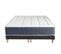 Ensemble Matelas Ressort 7 Zones + Mémoire De Forme + Sommier + Couette + Oreillers 160x200 Noir